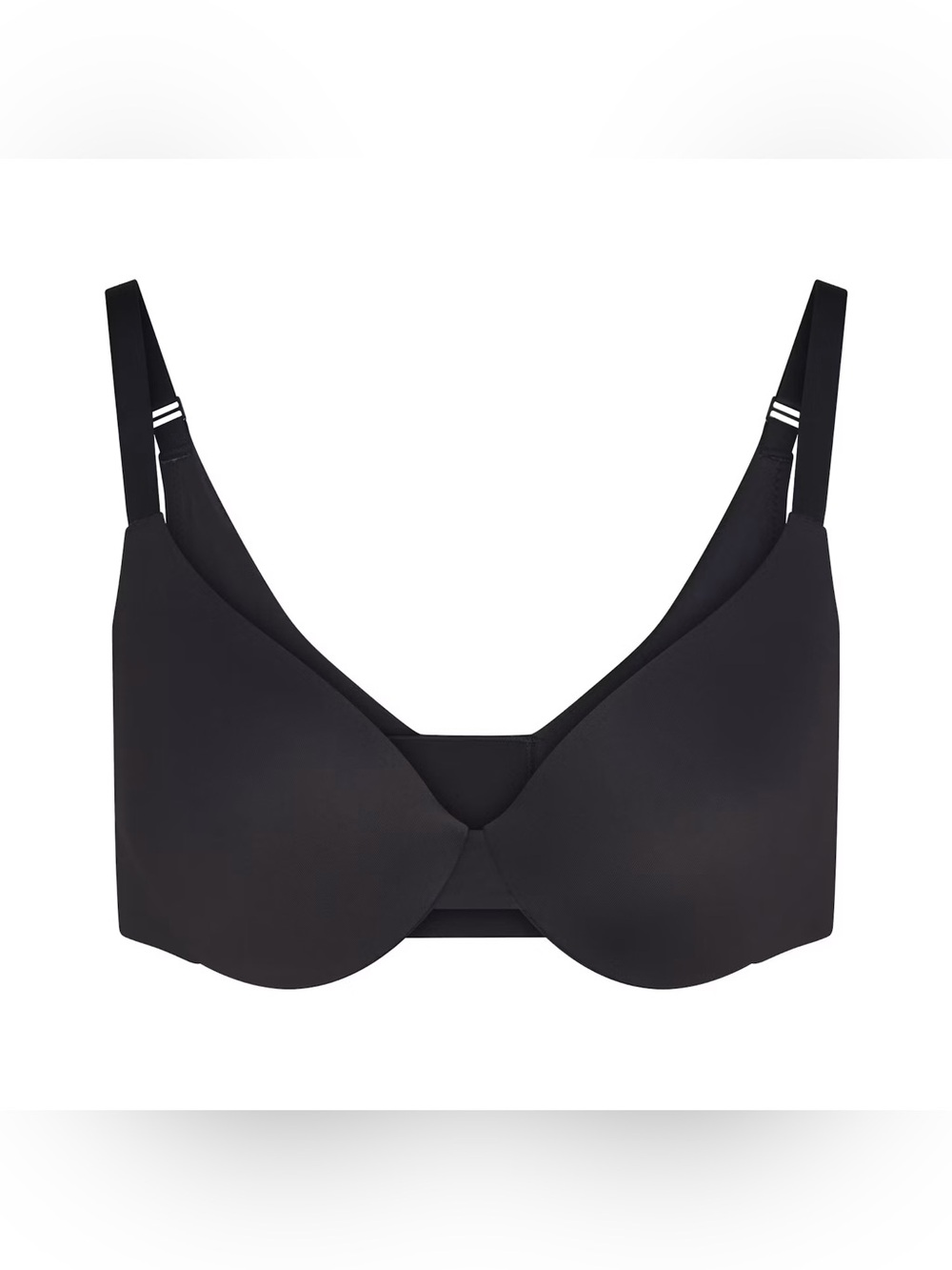 Skims NWT 38D Unlined Full Coverage Bra Onyx Smoothing Intimates Underwire